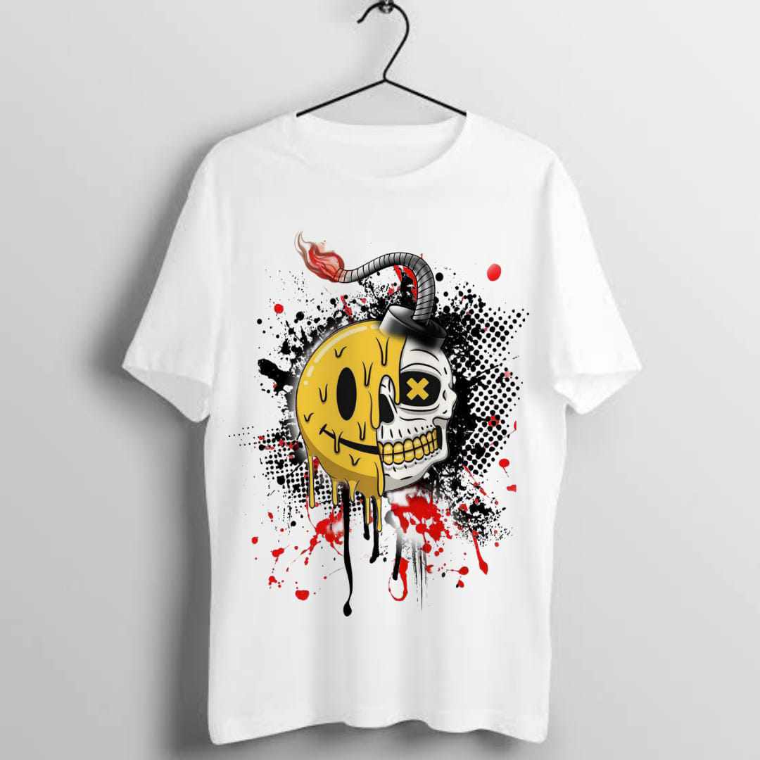Short Sleeve white graphic t shirts